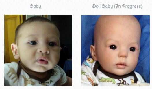 Hand-crafted, Lifelike Baby Dolls custom made based on a photo of someone  you love. - Custom Doll Baby