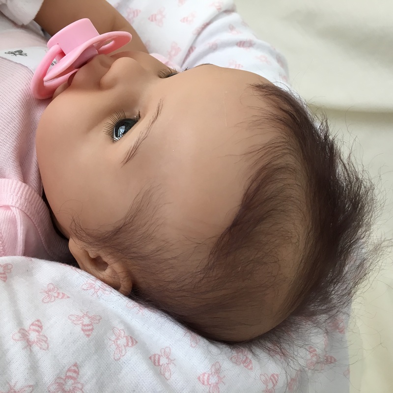 New Arrival 21-inch Peaches Reborn Doll Kit, Completely Painted and Finished